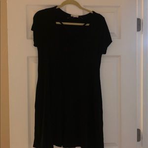 Black cotton dress